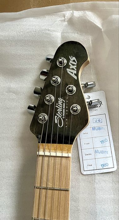 Gitara elektryczna Sterling by MUSIC MAN AXIS AX3 Trans Black nowy