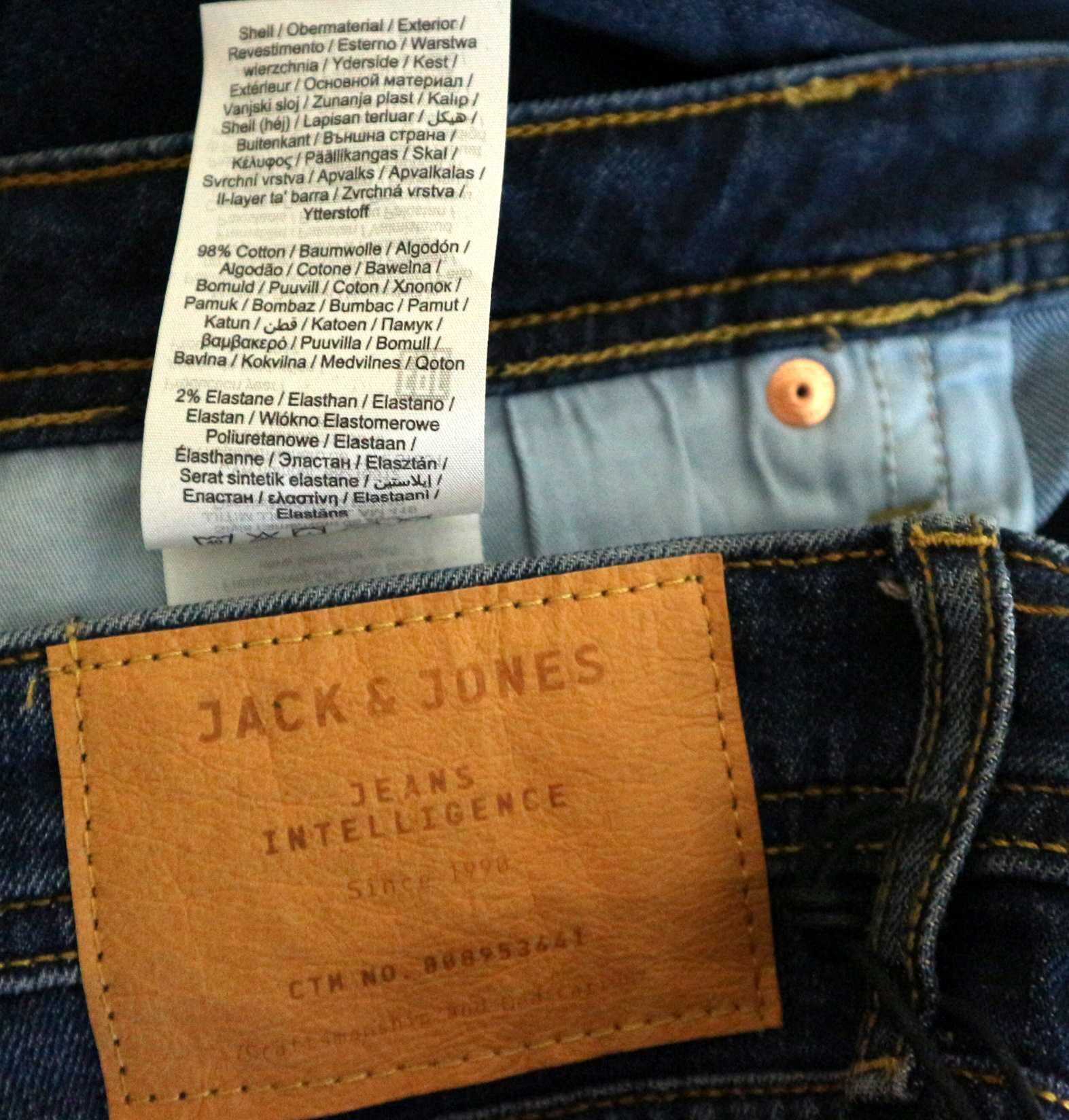 Jack & Jones Tim spodnie jeansy W34 L30 pas 2 x 46/48 cm
