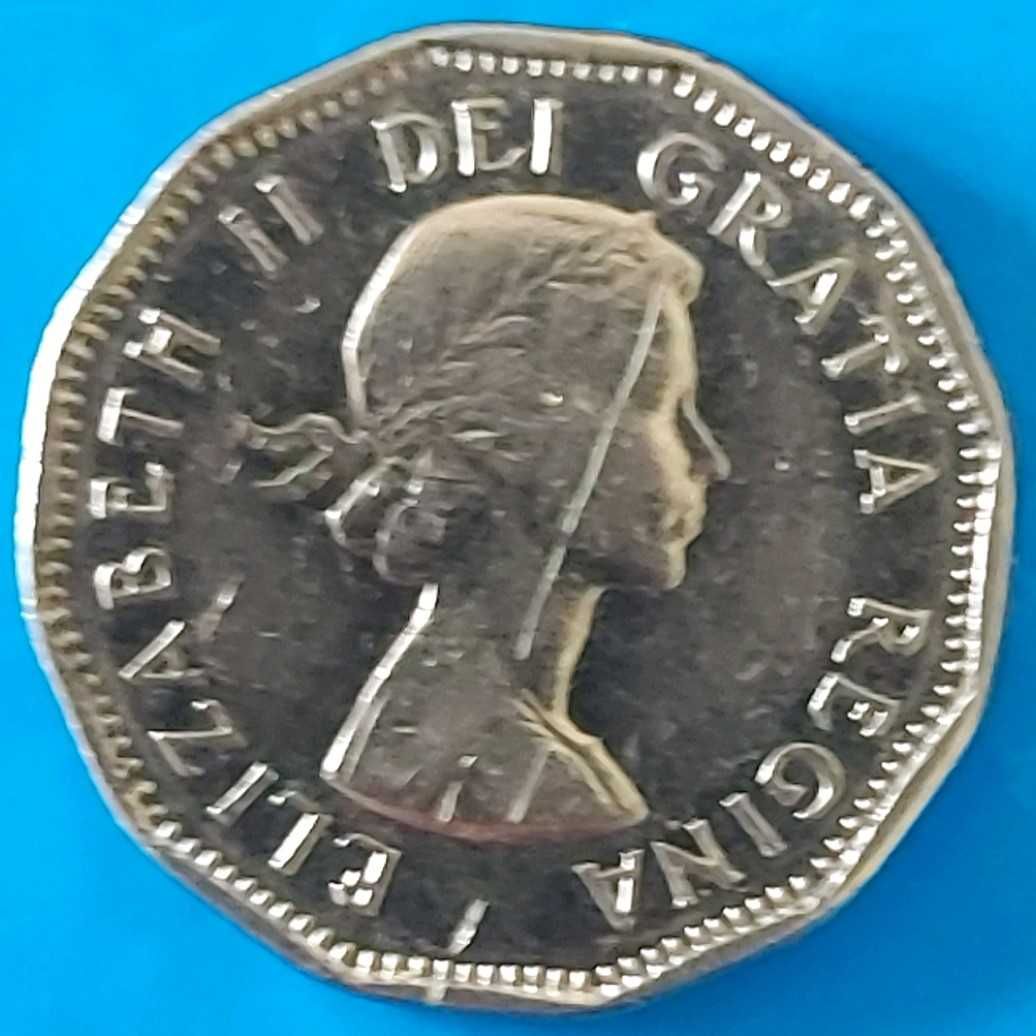 5 Cêntimos de 1960, Canadá, Rainha Isabel II