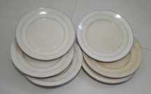 CONJUNTO DE 6 PRATOS ANTIGOS SIMPLES