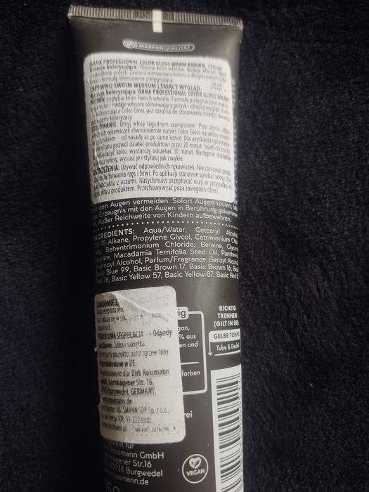 Isana Color Gloss do odświeżenia koloru