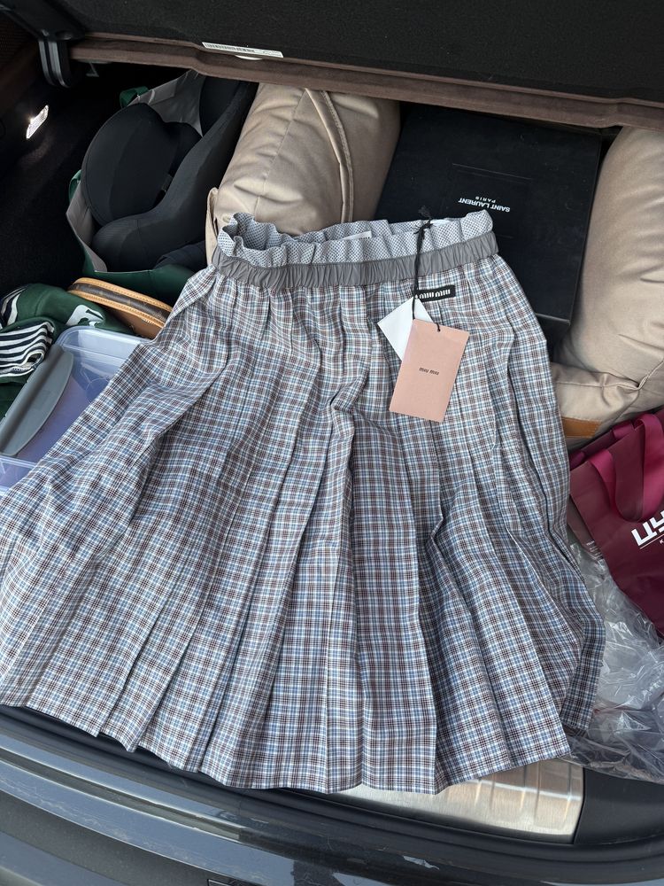 Юбка miu miu оригинал 2025 коллекция