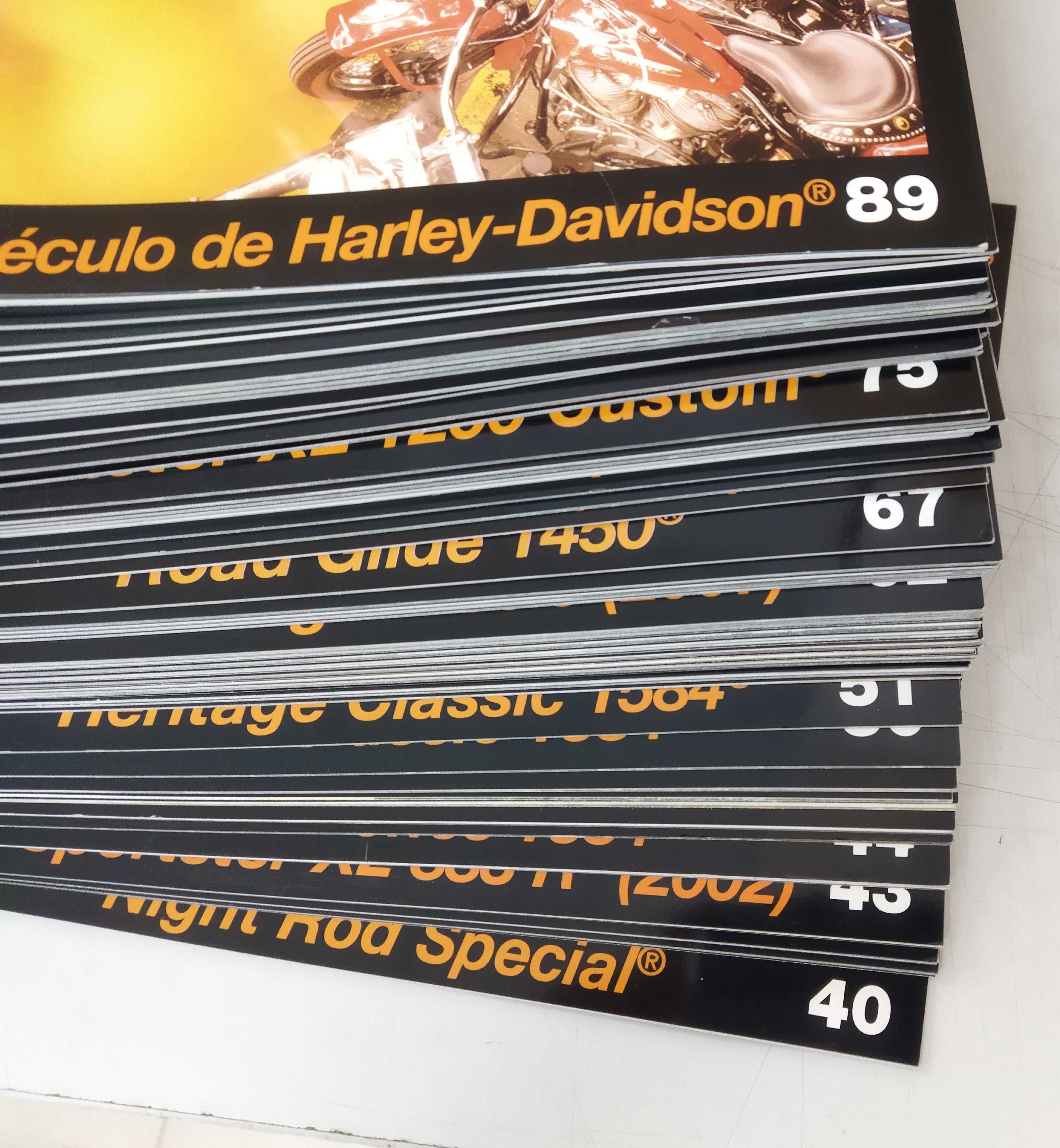 Harley -Davidson.  Lote 48 Fascículos como novos. Planeta DeAgostini
