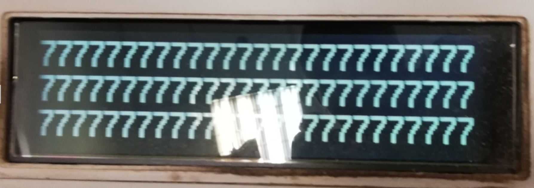 Wyświetlacz LCD 64x240 podświetlenie Bizerba