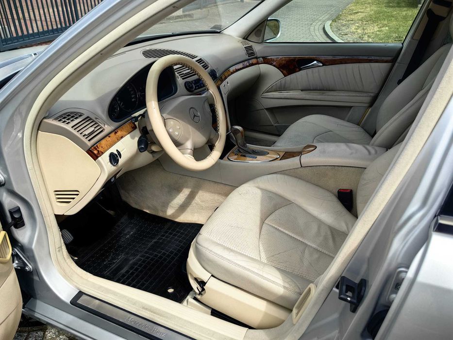 Mercedes E klasa w2111 jasne skóry, automat, tempomat.