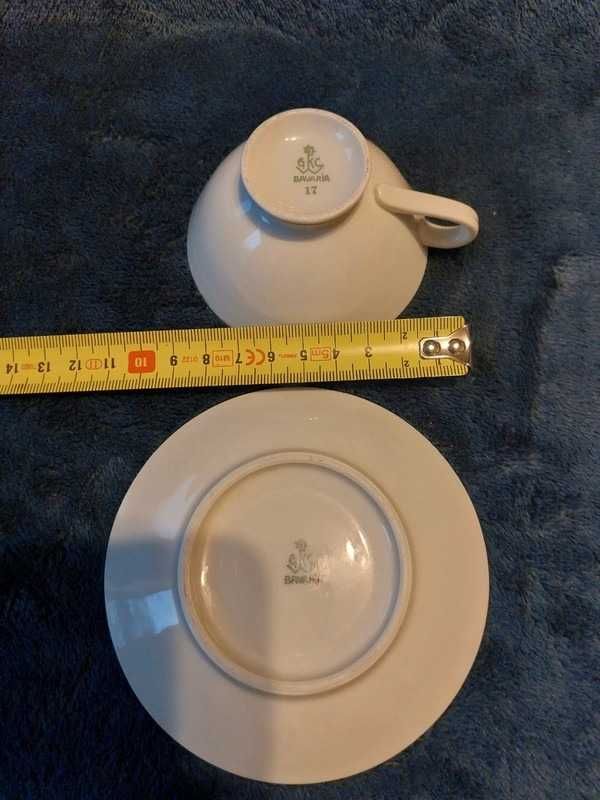 Bavaria GKC - porcelanowa filiżanka ze spodkiem do kawy mokka