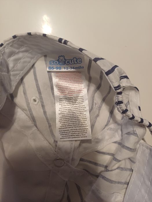 Czapeczka z daszkiem 86-98 stan bdb