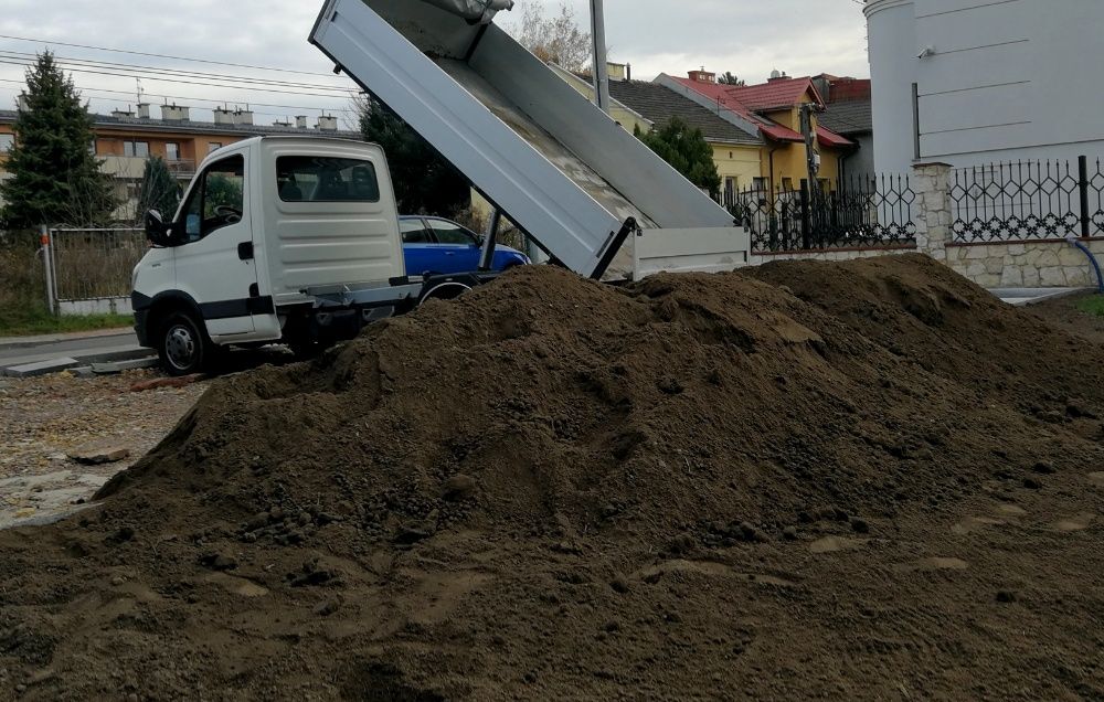 Ziemia ogrodowa SIANA, Kraków (Humus,Czarnoziem,Przesiana,Pod trawnik)