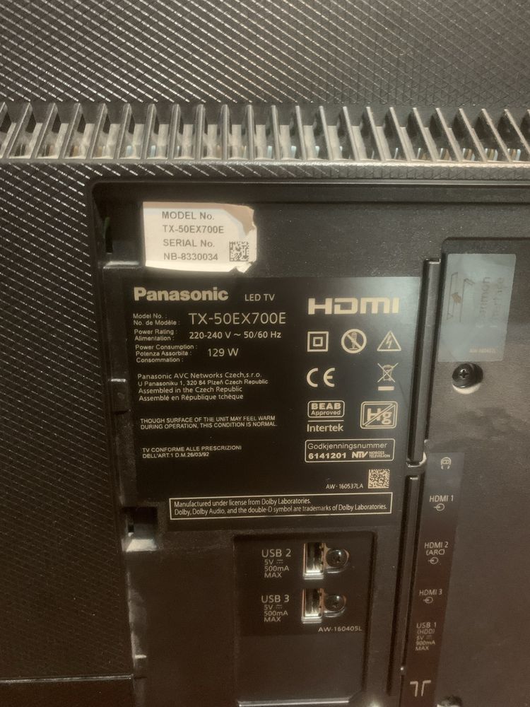 Uszkodzony 47 panasonic