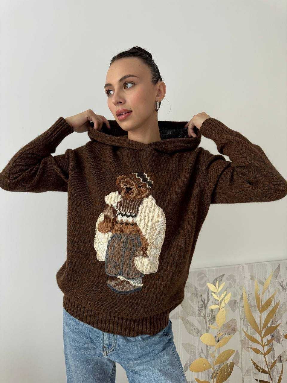 Hit Sweter Polo Ralph Lauren Misie z kapturem! Różne modele XS S M L