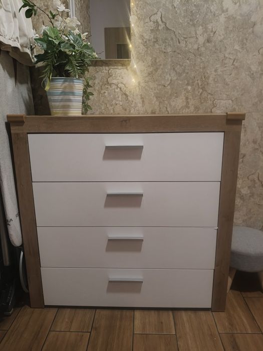 Meble BRW BALDER 2x komoda, szafa, 3x regał, półka wisząca