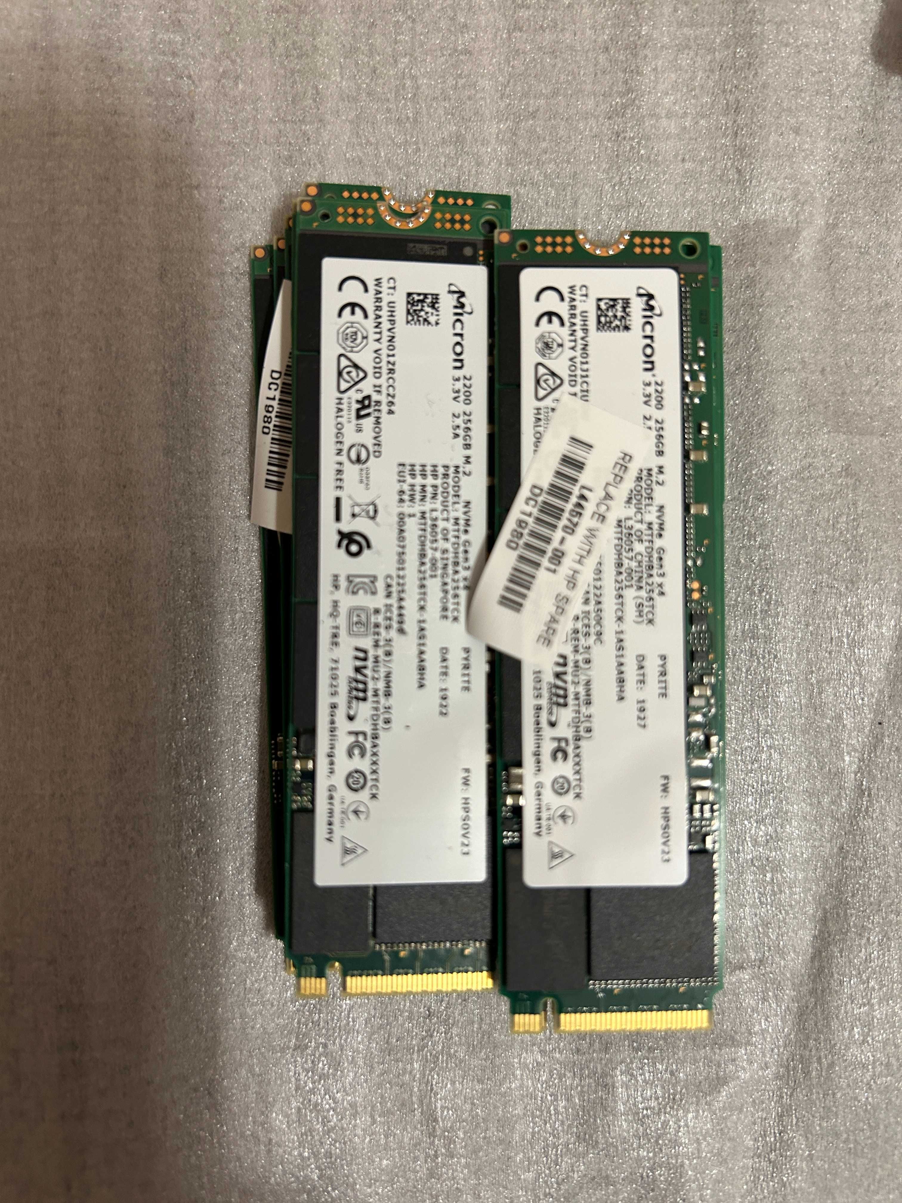 SSD диск M.2 NVMe 256Gb (Micron)