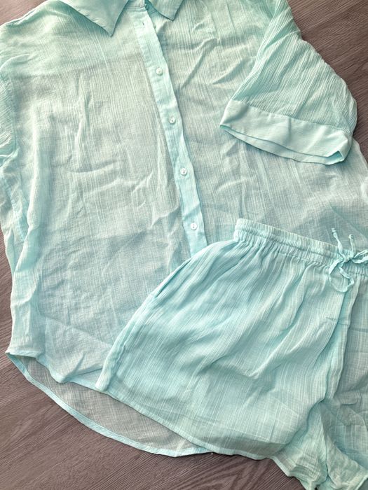 Conjunto linho (calçao e camisa) - novo