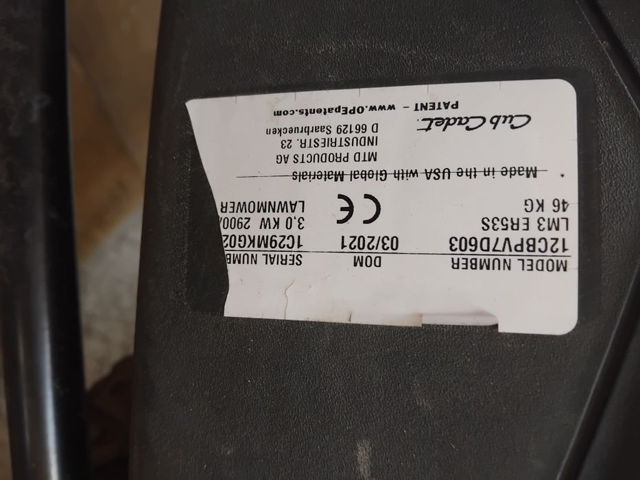 Kosiarka cubcadet LM3 Er53s