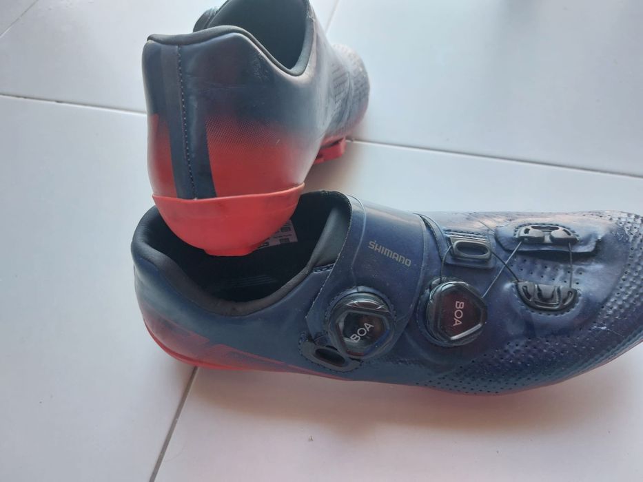 SHIMANO  Sapatos de estrada RC7 SH-RC702 vermelho/azul