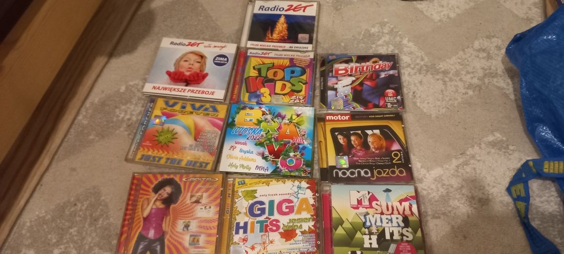 Składanki płyty cd 10 pudełek 15 cd