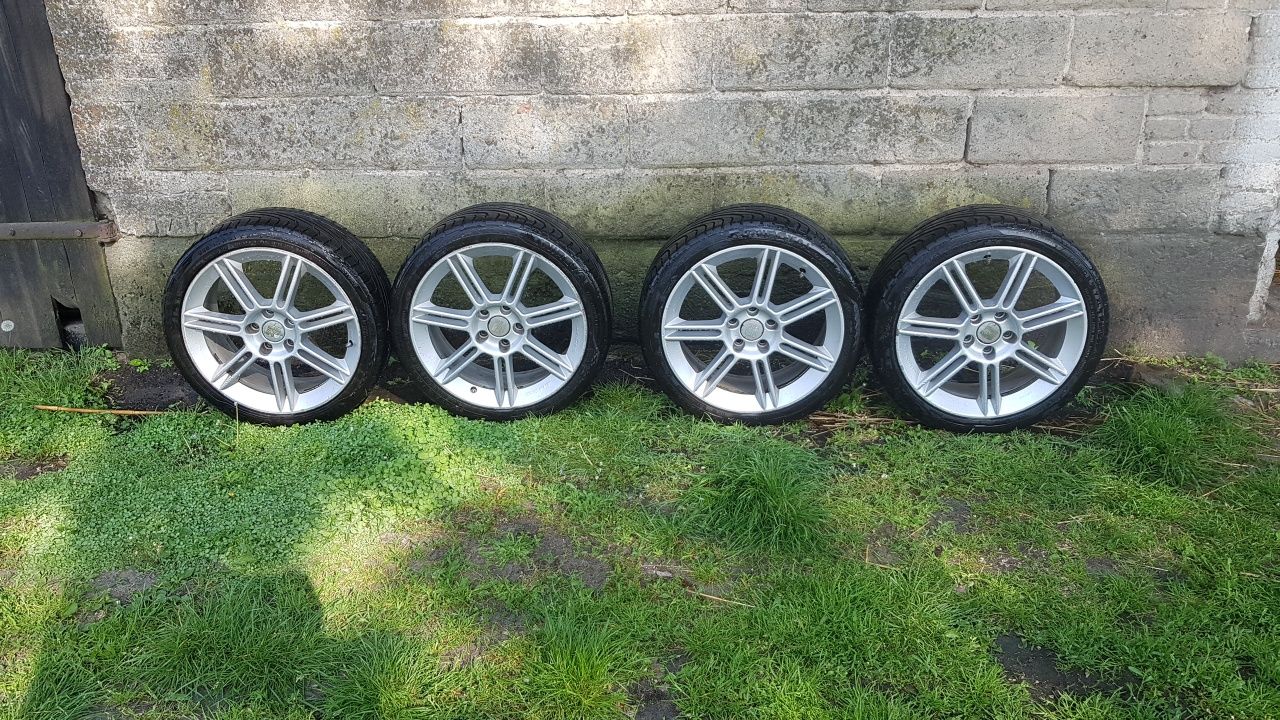 Kola felgi BBS 5x112 seat leon 225/40/18 opony jeden sezon UnNIROYAL r