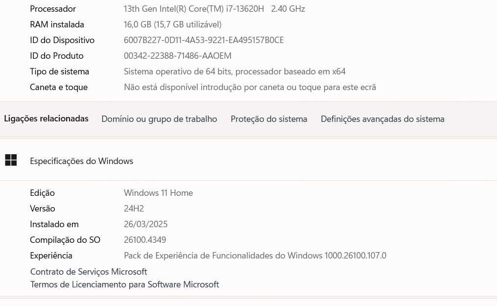 Portatil gamer Acer Nitro V15 ( NOVO SEM RISCOS)