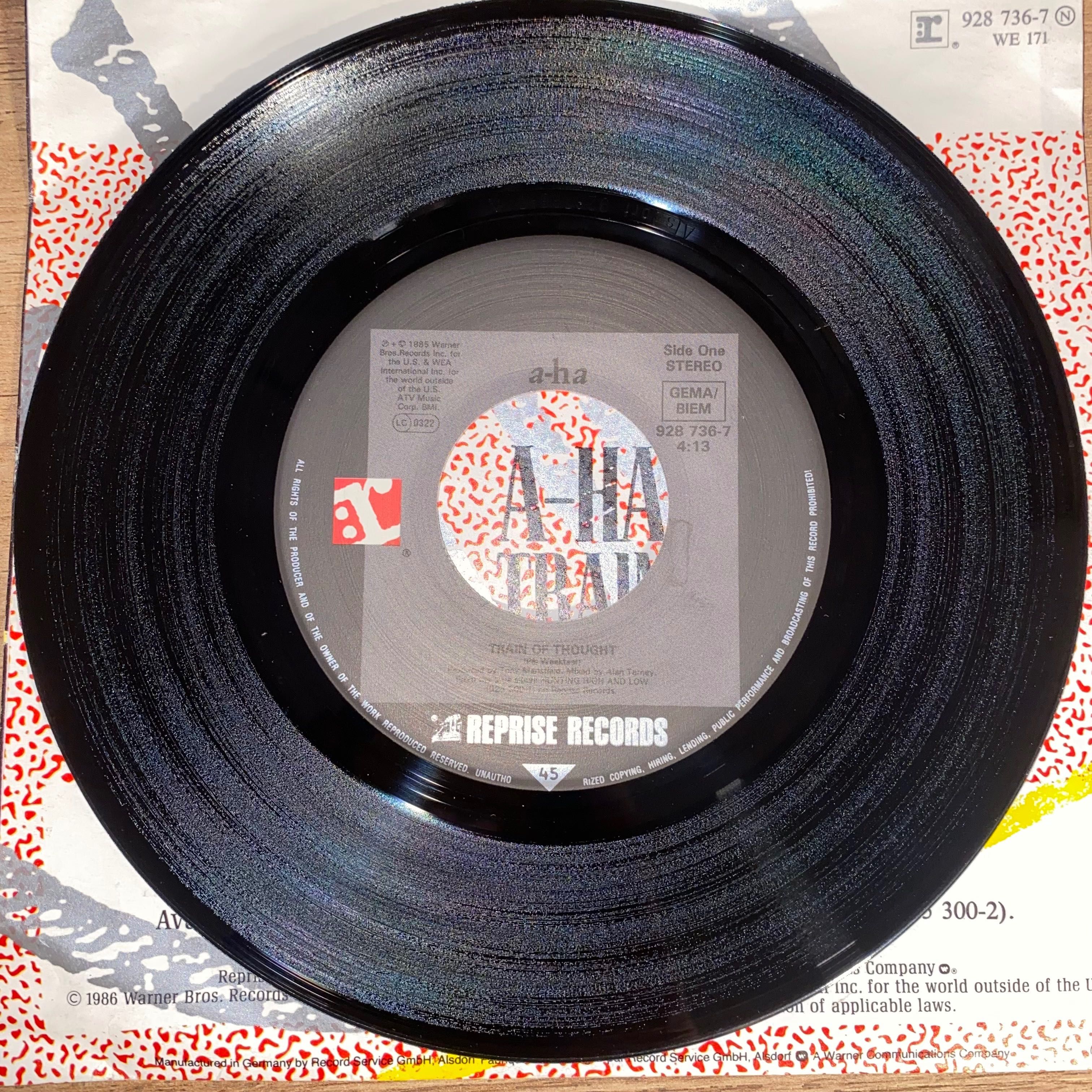 A-Ha - Train Of Thought / And You Tell Me - Winyl SP 7" - 1986