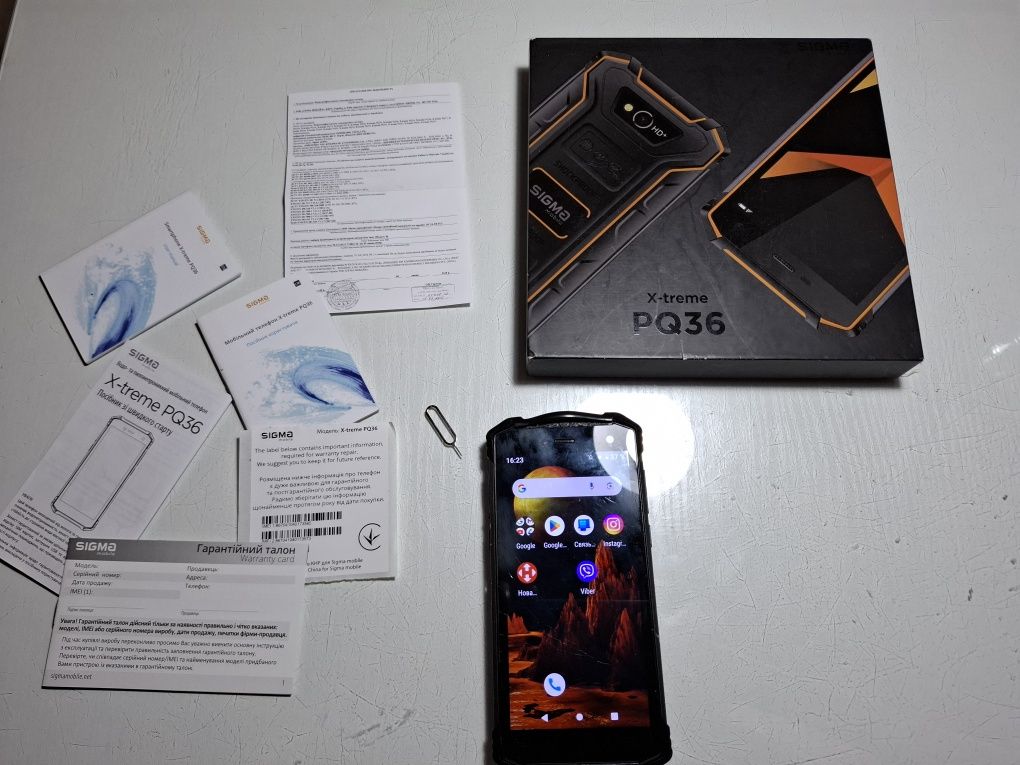 Телефон смартфон sigma pq36