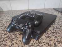 PS4 + 2 comandos + 6 jogos