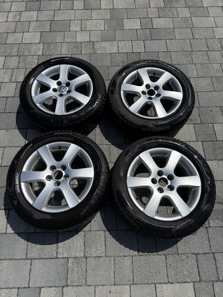 Komplet felg BBS RIVA 5x100 wraz z dobrymi oponami!!!