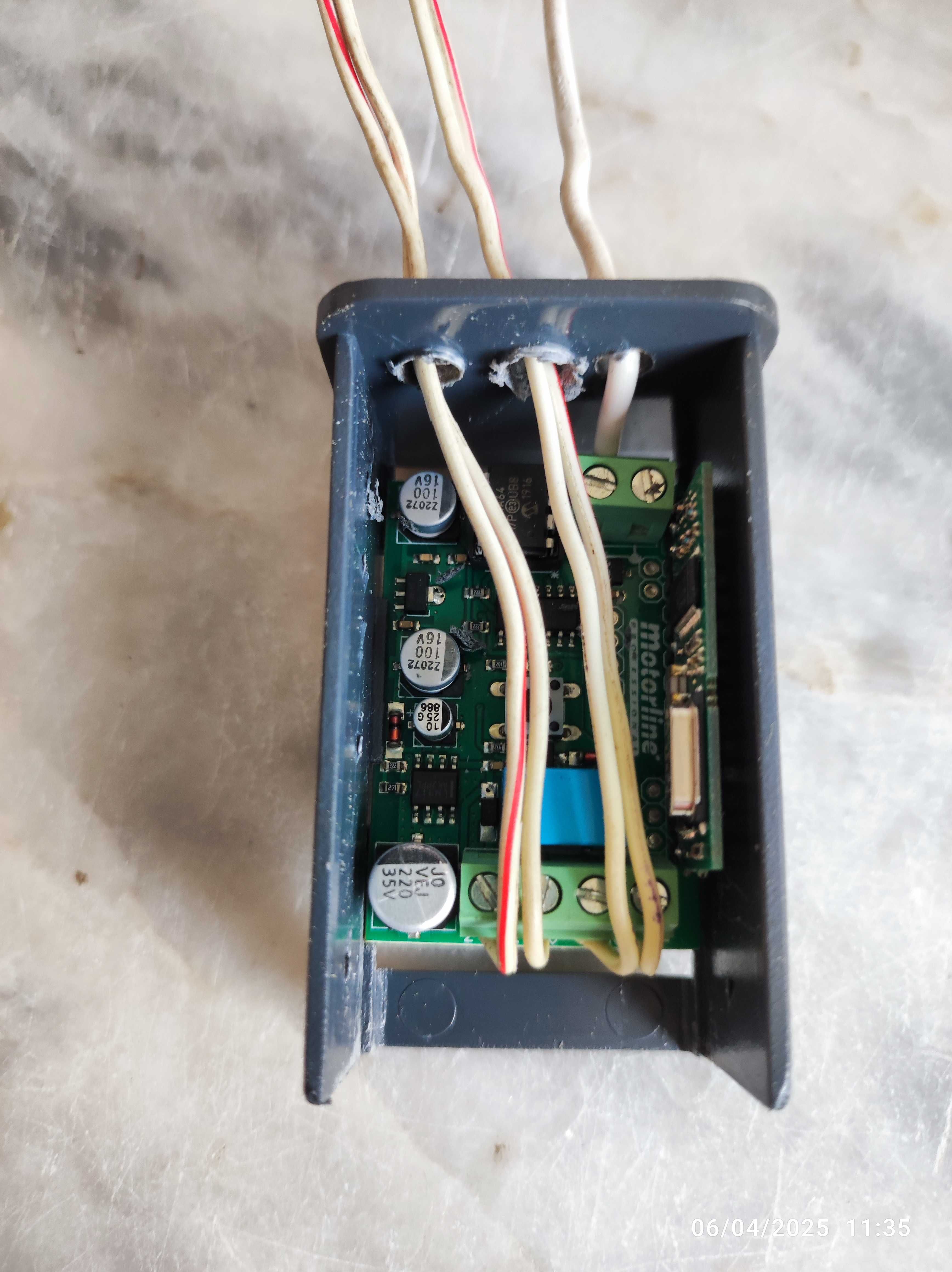 Receptor sinal motorline rollercode