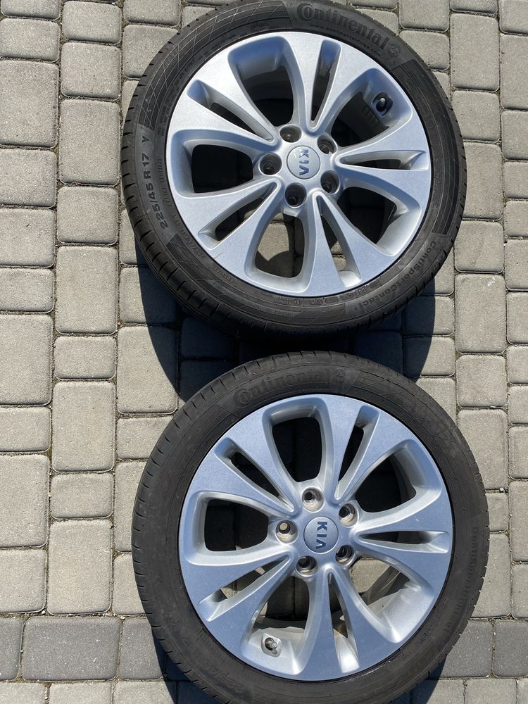 Alufelgi 5x114,3 17 cali Kia Carens Ceed Cee’d Optima Cerato 225/45/17