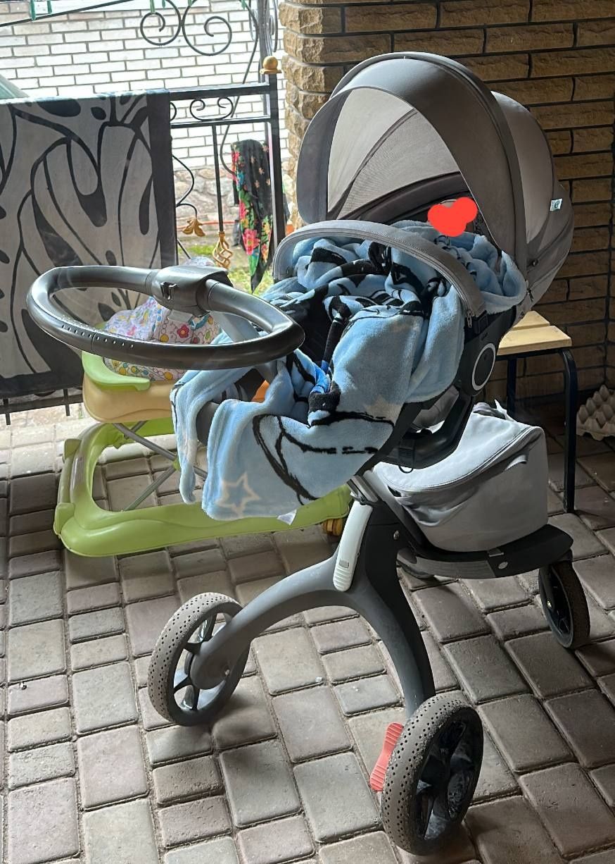 Stokke xplory 2в 1 +подарок Стульчик chicco mr party