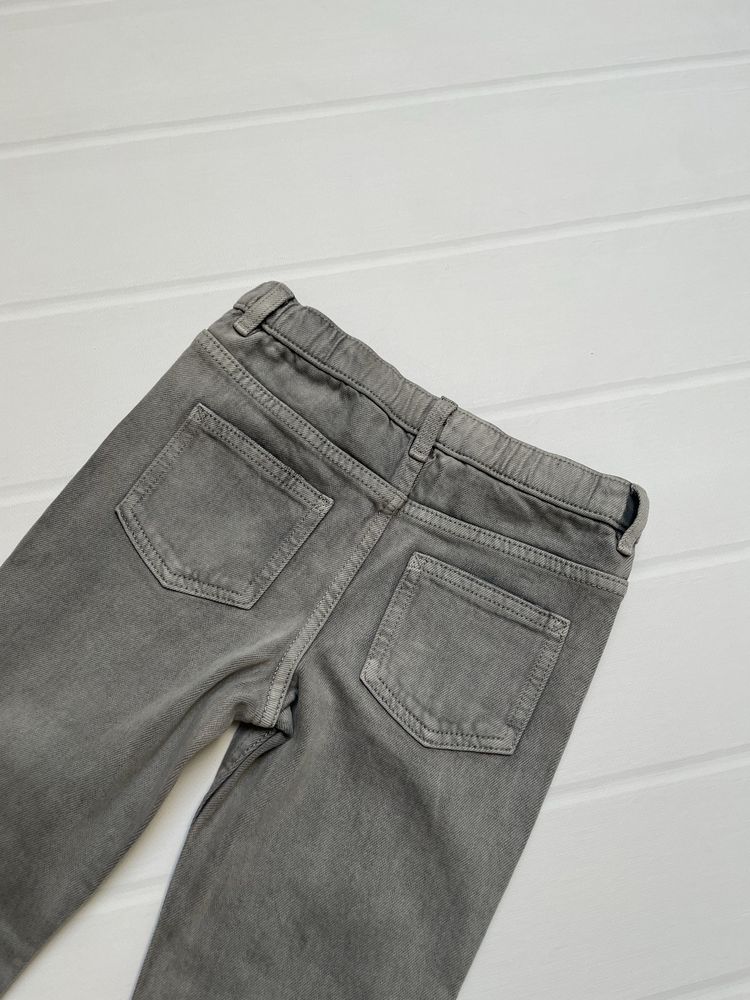 116 M&S Marks&Spencer spodnie jeansowe flare dzwony regulowane w pasie