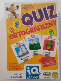 Gra edukacyjna "Quiz ortograficzny"