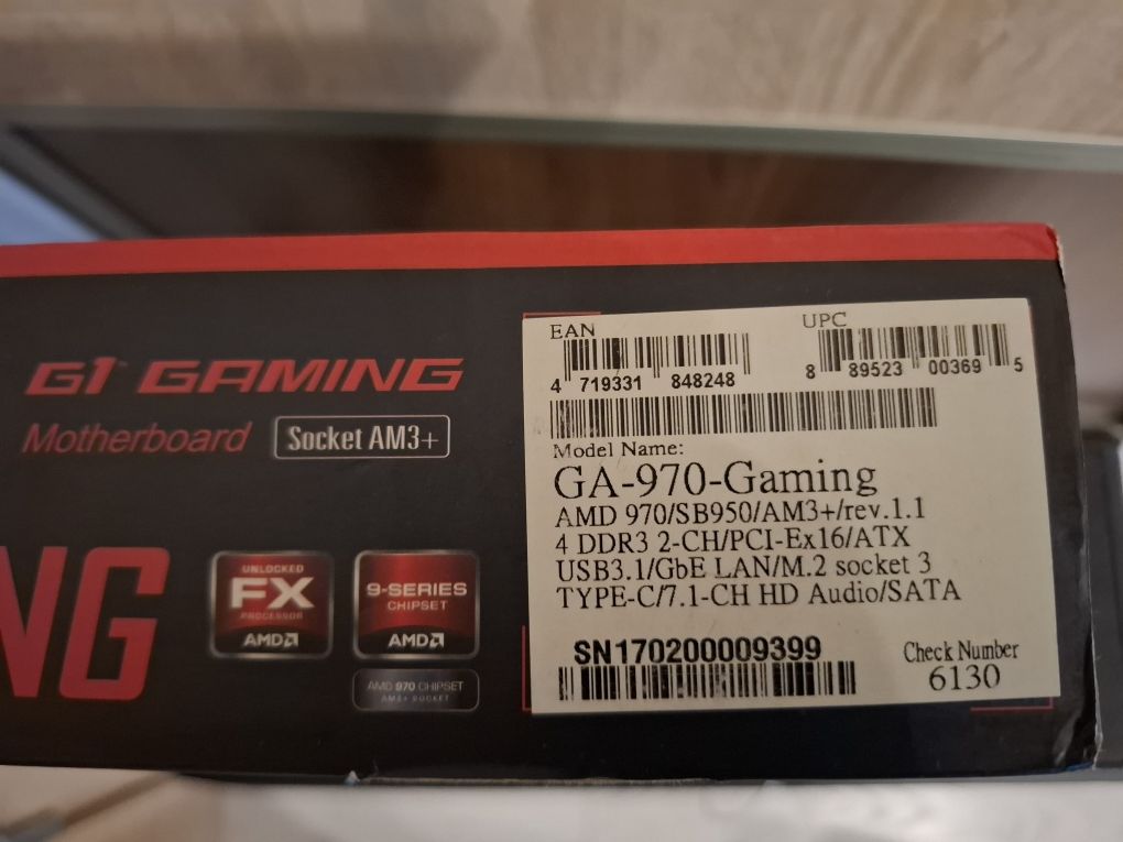Gigabyte 970 gaming G1 + AMD FX 8350 4.2GHz