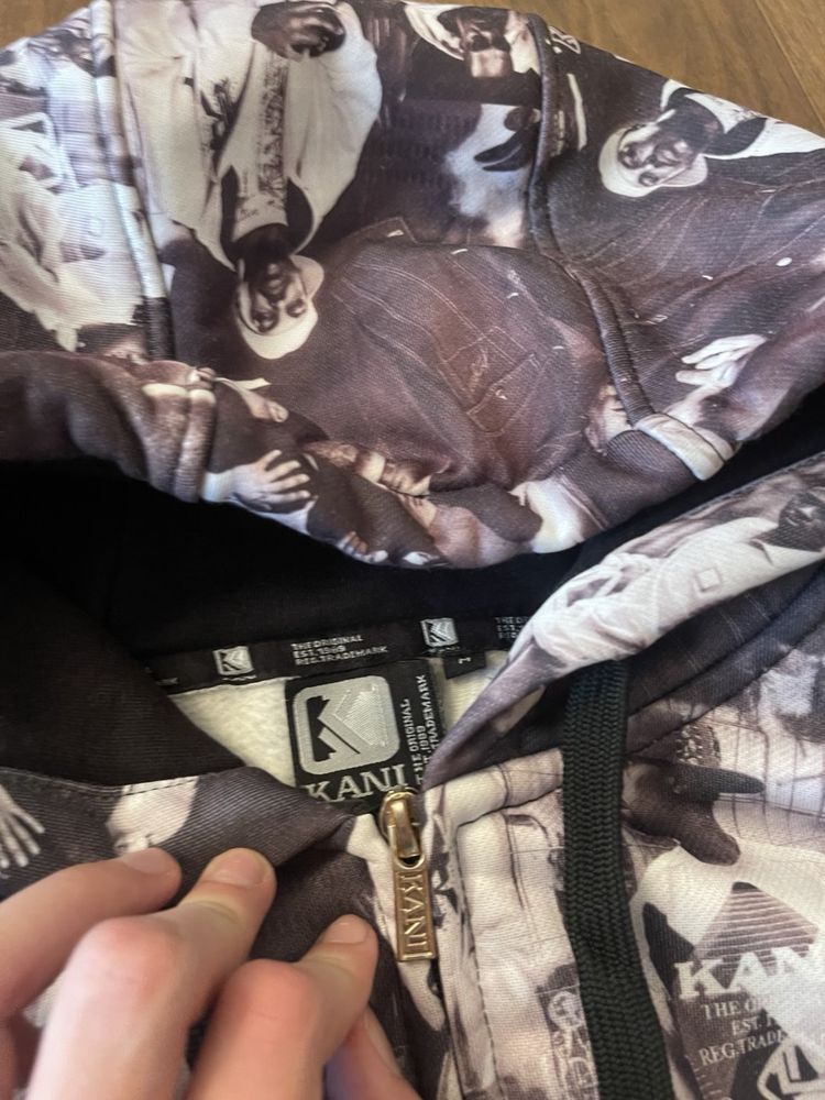 Karl kani monogram rap zip