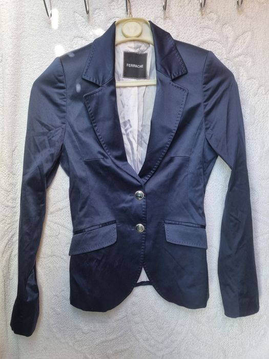 Blazer azul de mulher Ferrachi n°34  BZ 800