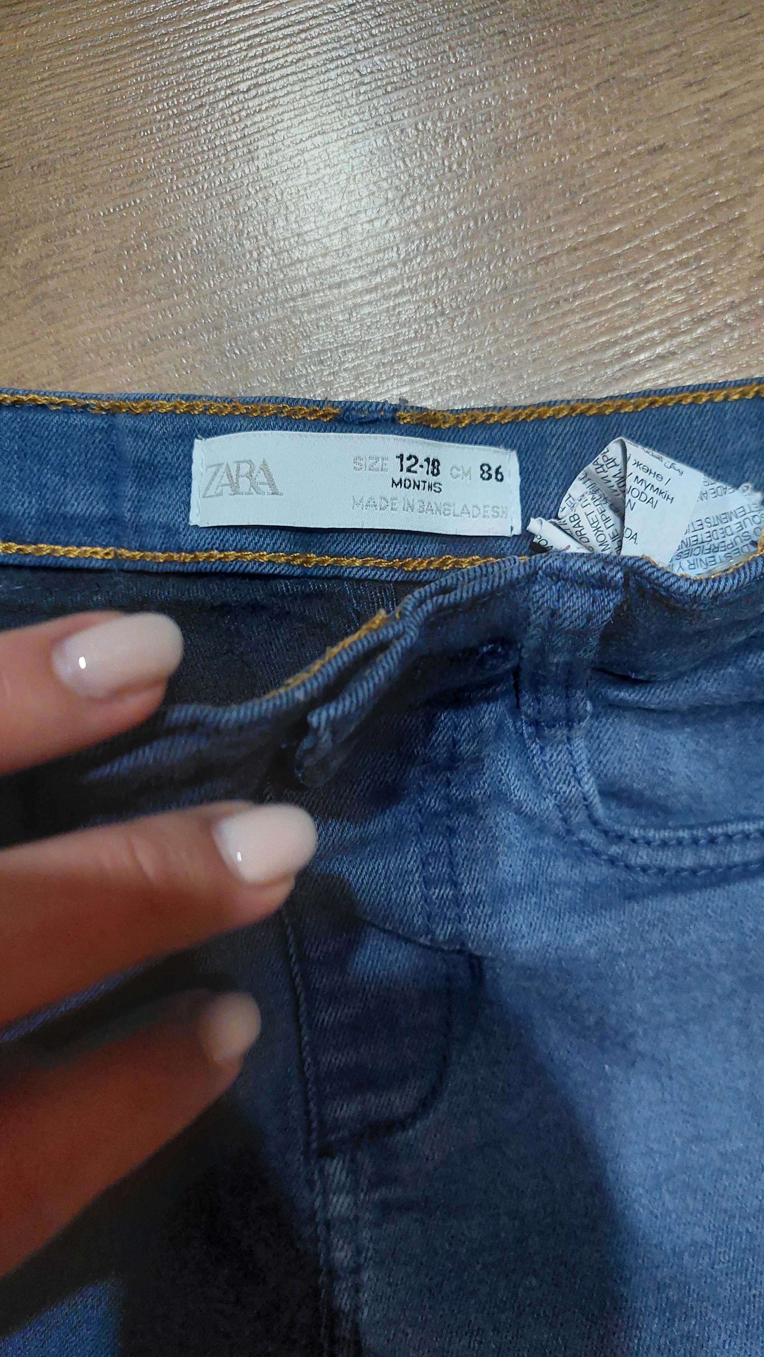 Джинси штани Zara 12-18 міс 86 см