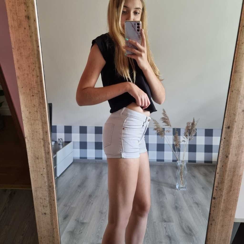 Szare spodenki H&M rozmiar 158