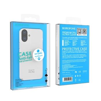 Borofone Etui BI4 Ice Series Iphone 16 Plus przezroczysty