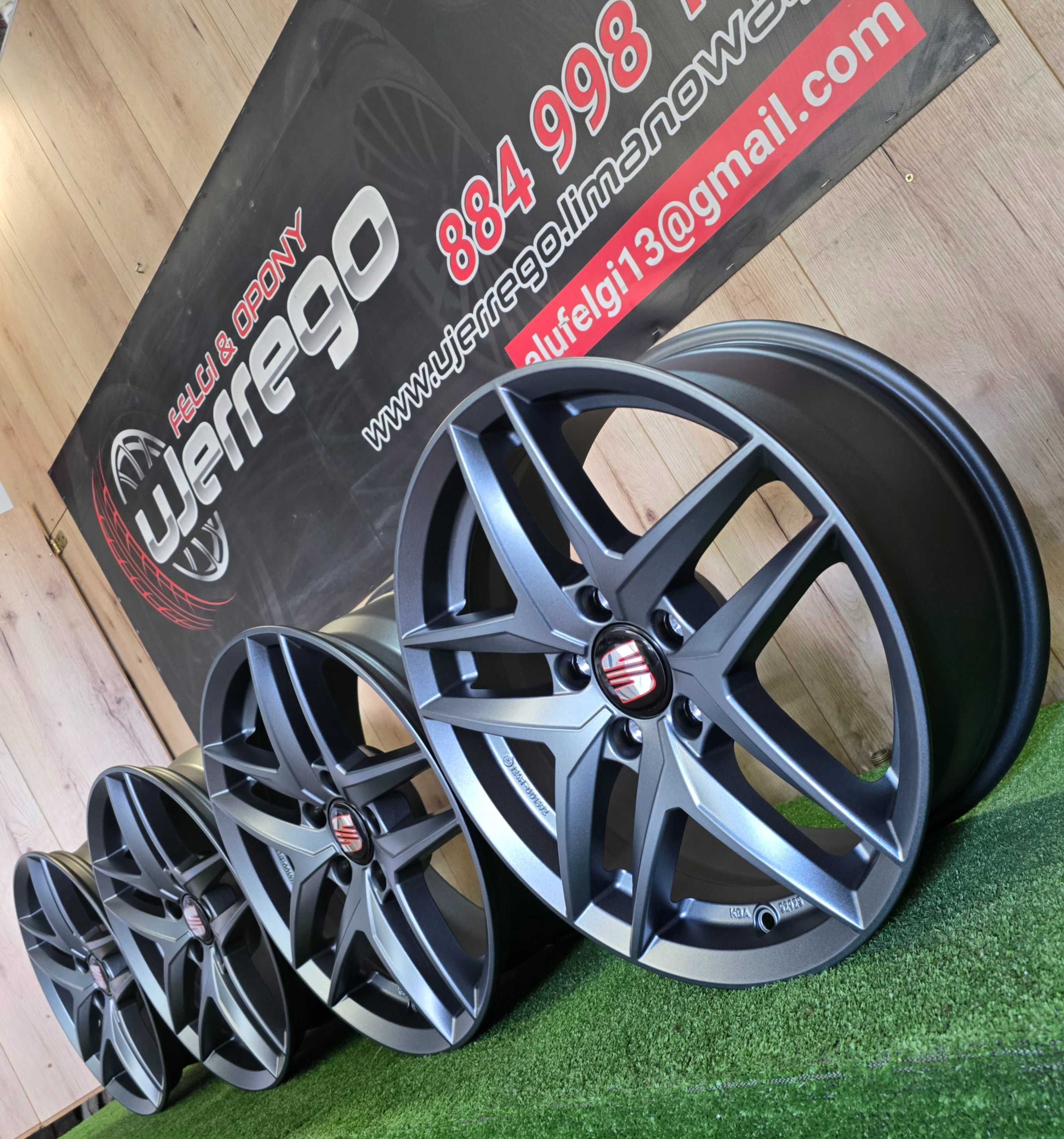 NOWE ALUFELGI SEAT 17x5x112 - Alhambra, Ateca,Exeo,Leon,Terraco