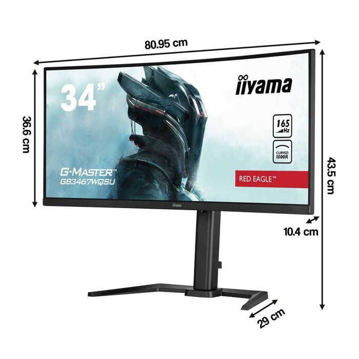 Monitor IIYAMA G-MASTER GB3467WQSU-B5 34'' Jak Nowy