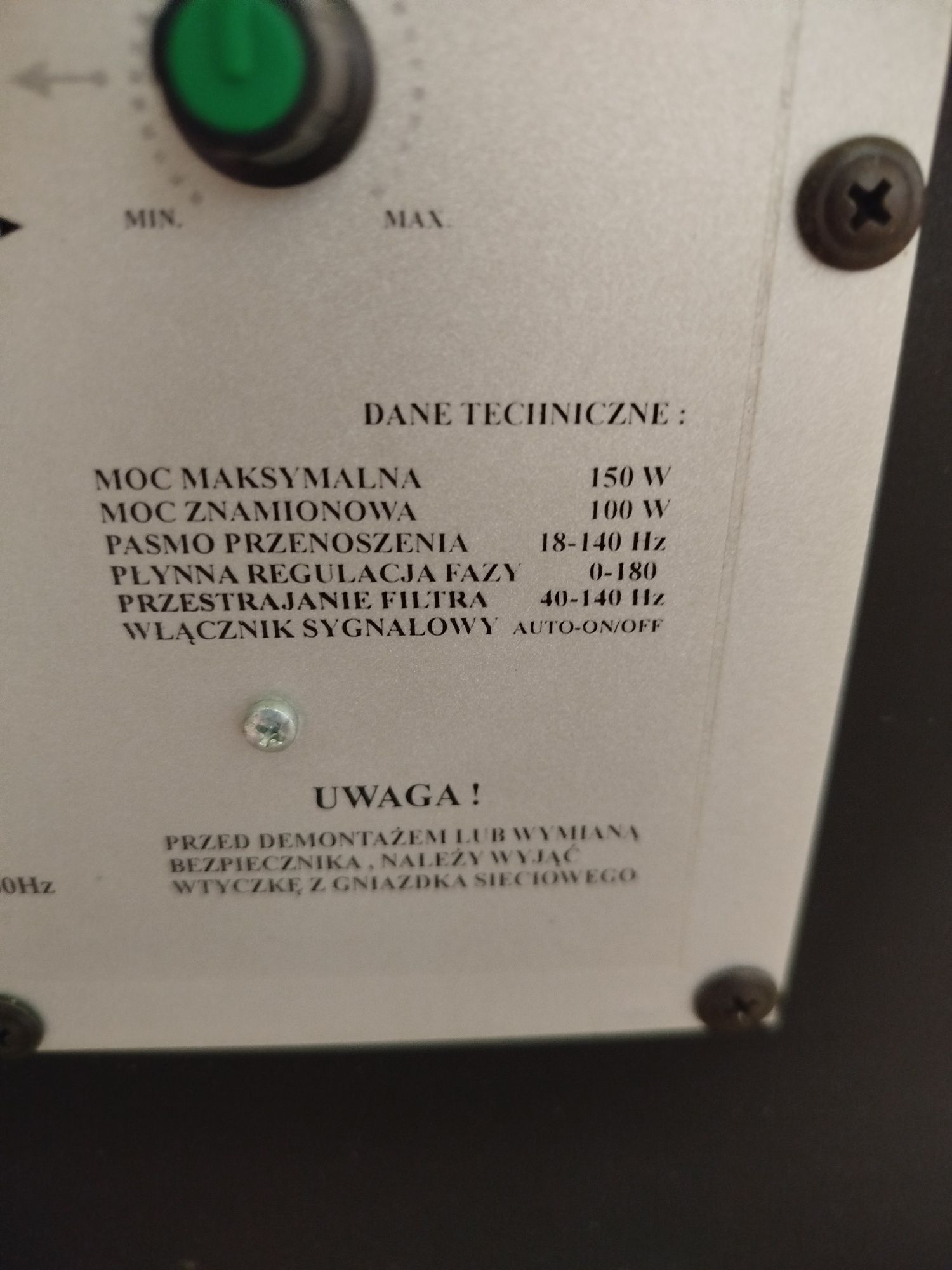 Subwoofer STX model A10  150W