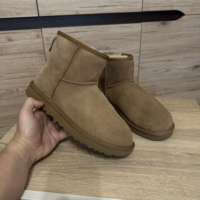 Замшевые женские сапоги Угги UGG Classic Mini 2 | Оригинал