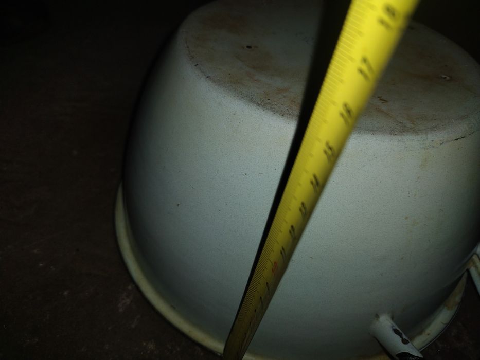 Garnek emaliowany PRL