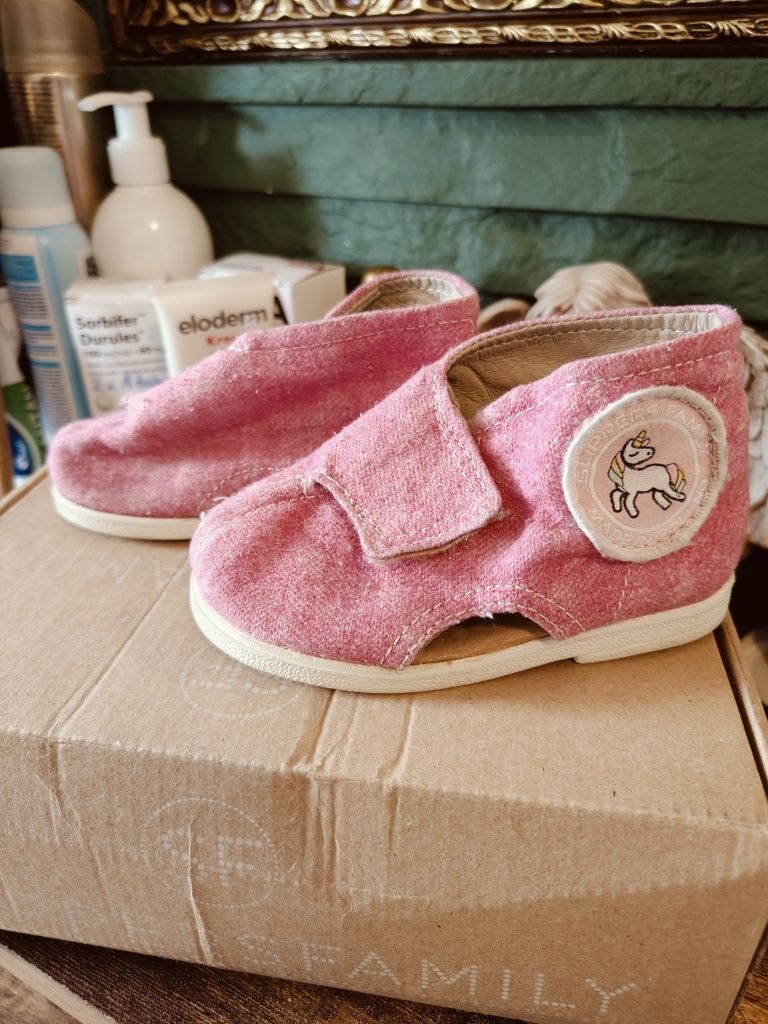 Kapcie Slippers Family r. 22 różowe