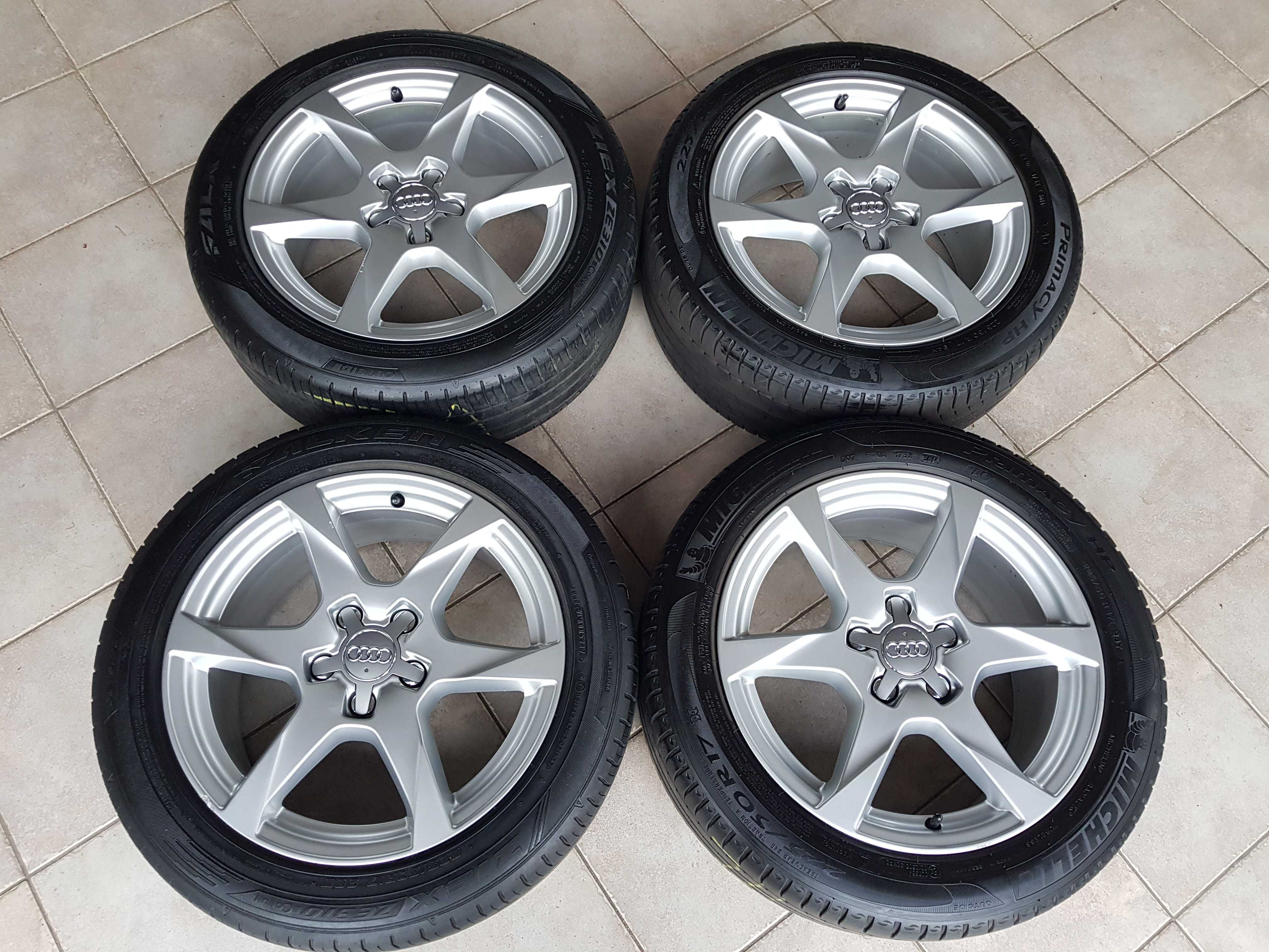 Felgi aluminiowe koła Audi A4 B8 7,5x17 et45 5x112 A6 c6 225/50/17