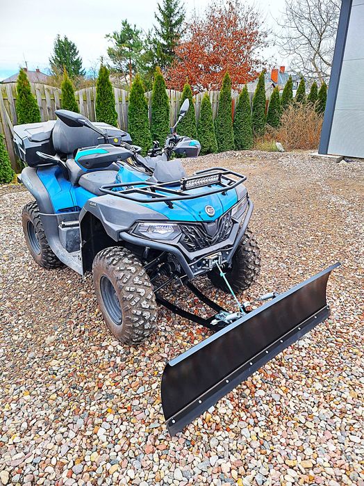 Pług do śniegu do quada spych CZARNY 150cm zaczep KLIK płyta PRODUCENT