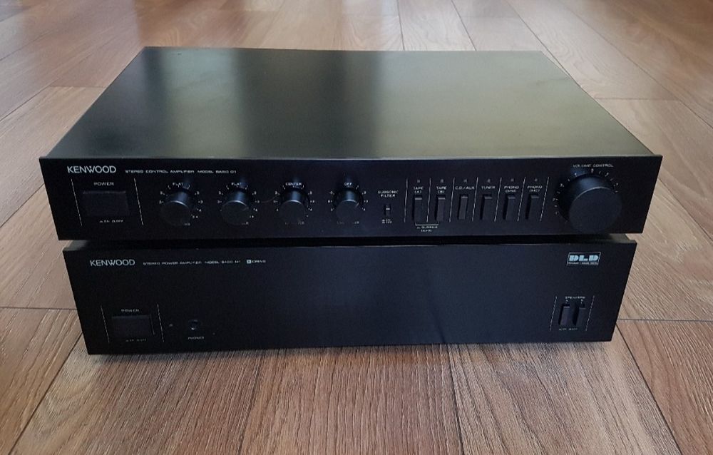 Zestaw Kenwood C1 preamp Kenwood M1 końcówka mocy