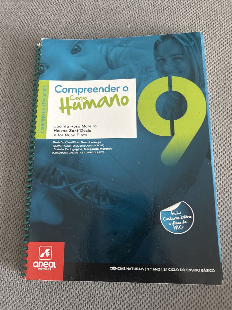 Compreender o Corpo Humano 9 caderno de ativodades