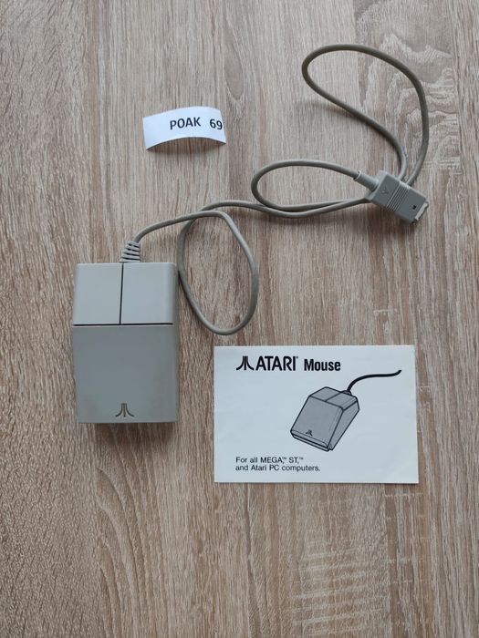 Myszka Atari ST z manualem