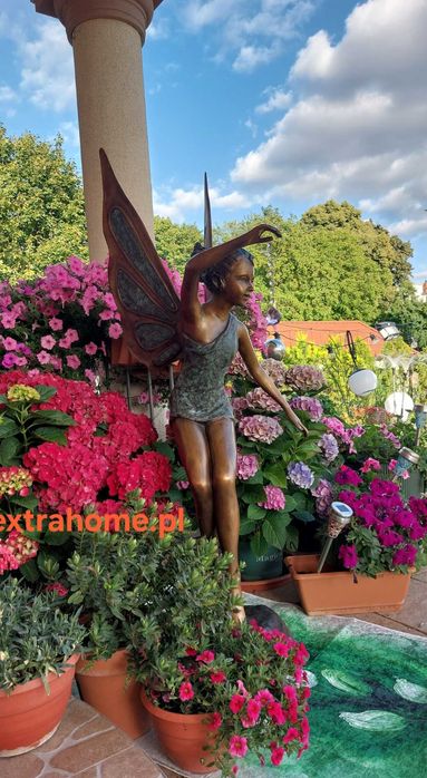 Rzeźba z brązu Wróżka Dzwoneczek h155cm