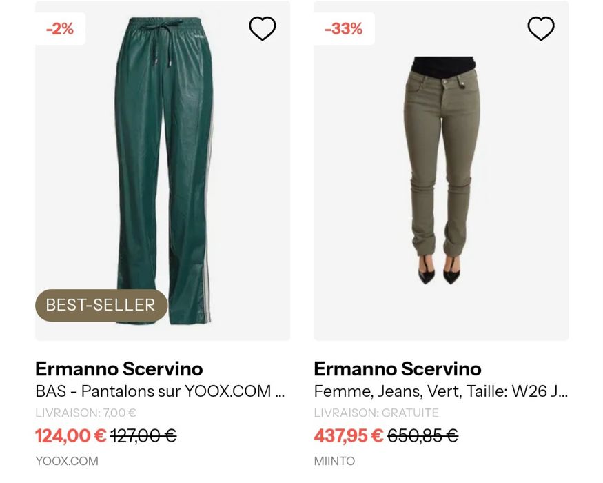 Ermanno Scenario! Оригінал! Шикарні брюки штани